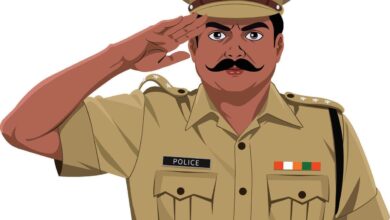 यूपी के शाहजहांपुर में सनसनी: दुष्कर्म के आरोपी को पकड़ने गई पुलिस टीम पर हमला, सब-इंस्पेक्टर लहूलुहान 9 indian police officer salute in uniform front view vector