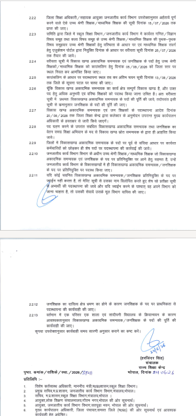 एमपी के सरकारी स्कूलों में बीएसी और जनशिक्षकों की होगी बड़ी भर्ती, दागी शिक्षकों को नो एंट्री 3 shiksha 1