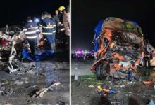 समृद्धि एक्सप्रेसवे पर भीषण हादसा, ट्रक-कार में आग लगने से 6 लोगों की दर्दनाक मौत 4 02 10