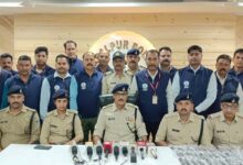 अवैध हथियारों के नेटवर्क का खुलासा,छह आरोपी गिरफ्तार, 49 चाइना चाकू जब्त; 5 05 2