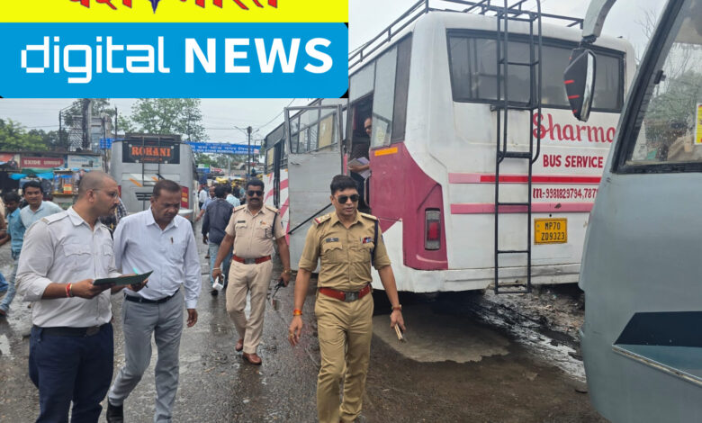41 यात्री बसों की हुई जांच, 7 पर लगा जुर्माना, 8 की फिटनेस निरस्त, बस स्टैंड पर परिवहन एवं यातायात विभाग की संयुक्त कार्रवाई 1 IMG 20260701 182810