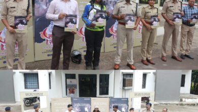 केरल से पूरे भारत में नशे के विरुद्ध जनजागरण कर रहीं बाइक राइडर सायनी पहुंची कटनी, एसपी ने किया अभिनंदन 5 IMG 20260720 182008