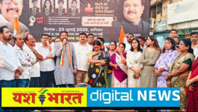 नीट पेपर लीक मामला : कांग्रेस ने सुभाष चौक में किया विरोध प्रदर्शन, जोरदार नारेबाजी, शिक्षा मंत्री के इस्तीफे को बताया लोकतंत्र की जीत 6 IMG 20260725 190619