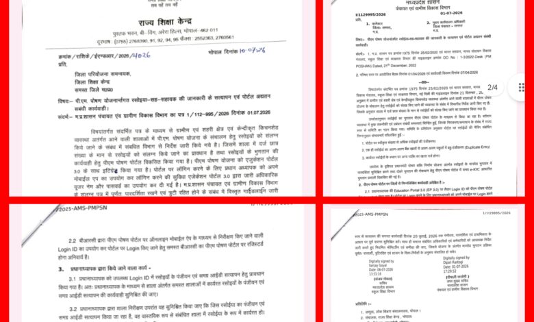 द ग्रेट मिड-डे मील रॉबरी'? : नाता रसोइयों से तोडा, खाता किसी और से जोड़ा : अब पूरे प्रदेश मे रसोइयों -सहायकों के जांचे जाएंगे रिकॉर्ड 1 InCollage 20260712 230921877