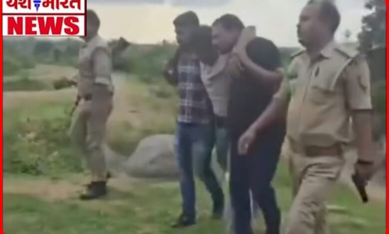 एनकाउंटर : ऑन-द-स्पॉट' इंसाफ! : जंगल में पुलिस मुठभेड़ के बाद धराया इनामी दरिंदा, 2 आरोपी अब भी फरार 1 InCollage 20260726 101754922