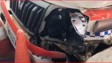 पुलिस वाहन से टकराए घायल युवक की मौत : दूसरा घायल अस्पताल में भर्ती; चालक पर केस दर्ज 4 InCollage 20260801 203042624