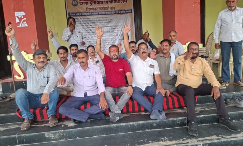 36 सूत्रीय मांगों को लेकर रादुविवि कर्मचारी क्रमिक अनशन पर बैठे,,देखे वीडियो 1 WhatsApp Image 2026 08 06 at 17.24.07