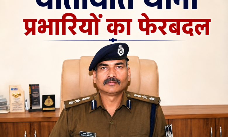 यशभारत ब्रेकिंग : यातायात व्यवस्था सुधारने एसपी ने किया फेरबदल, तीन थानों की बदली कमान 1 file 00000000509082118af025a9919a60f2