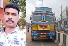 ट्रक सुधारते समय चालक आया चपेट में, मौत, मदन महल फ्लाईओवर के ढलान पर हादसा,ड्राइवर के ऊपर से गुजरा पहिया 4 06