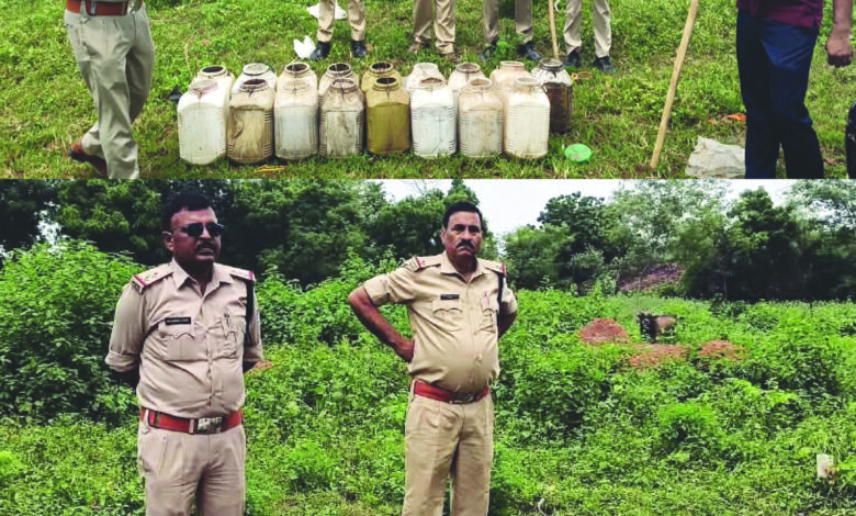 सागर की घटना के बाद प्रशासन अलर्ट, कच्ची शराब के ठिकानों पर पुलिस की दबिश, पारधी डेरों और बहेलिया बस्ती में बरही और विजयराघवगढ़ पुलिस की कार्रवाई 1 444