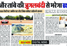 यशभारत विशेष : सोने और तांबे की जुगलबंदी से भरेगा खजाना...बंधी धूरी में 150 हेक्टेयर जमीन पर लेड जिंक कॉपर खोजने खनन, अब तक 20 कंपनियों ने दिखाई रूचि 2 5623