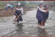 वाह रे! विकाश : दो बार भूमि पूजन, पांच साल बाद भी नहीं बना स्टॉप डेम : नदी पार कर स्कूल पहुंचते हैं दर्जनों बच्चे 3 InCollage 20260913 131314544