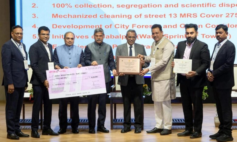 देश मे 10 लाख से ज्यादा आबादी वाले शहरों में जबलपुर को मिला तीसरा स्थान 1 WhatsApp Image 2026 09 07 at 15.58.05