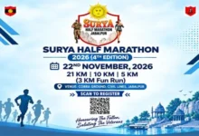 सूर्या हाफ मैराथन 2026 का चौथा संस्करण 22 नवंबर को 2 20261007133203 mAAeTjTu