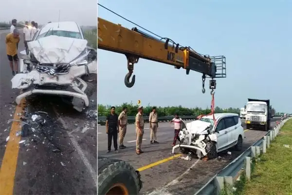 पूर्वांचल एक्सप्रेस-वे पर ट्रक में घुसी कार, तीन टेनिस खिलाड़ियों की मौत 1 20261007134651 N8QIBo50