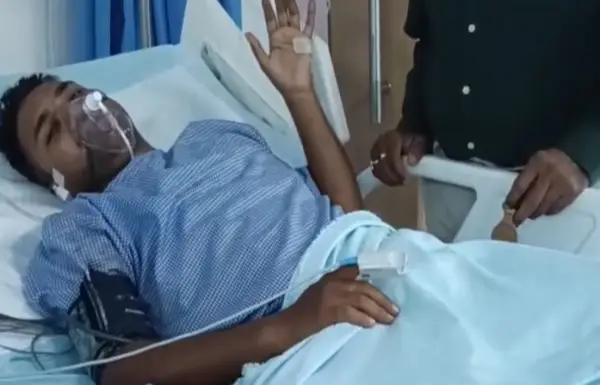 चोर पकड़ने गई पुलिस टीम हाईटेंशन लाइन की चपेट में आई : आरक्षक गंभीर 1 20261016151051 9utQ6I1O