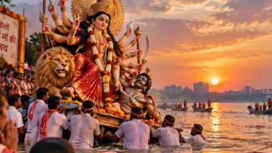 दुर्गा विसर्जन चल समारोह पर शहरभर में आज रूट डायवर्ट, घर से निकलने से पहले जान लें जरूरी रास्ते 4 20261021121630 Q4SnQeLf