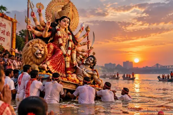दुर्गा विसर्जन चल समारोह पर शहरभर में आज रूट डायवर्ट, घर से निकलने से पहले जान लें जरूरी रास्ते 1 20261021121630 Q4SnQeLf