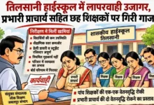 कुंडम के तिलसानी हाईस्कूल में लापरवाही उजागर,प्रभारी प्राचार्य सहित छह शिक्षकों पर गिरी गाज 2 20261023171009 5VmhF1mI