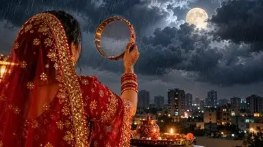 भोपाल से करवा चौथ विशेष: सुहागिनों के इंतजार की घड़ी, राजधानी में रात 8:26 बजे होगा चंद्रोदय; बादल बने चुनौती 6 20261029135550 OQ0fBhwK