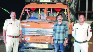 शराब के नशे में ट्रक चलाते मिला चालक, निवार पुलिस ने पकड़ा, वाहन जब्त, मामला दर्ज 6 703