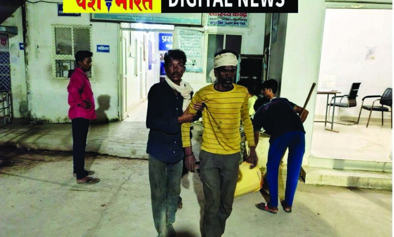 बोलेरो और पिकअप की सीधी भिड़ंत, 8 गंभीर घायल, शिकारपुरा के आगे धामू मोड़ पर हादसा 1 903