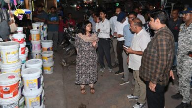 फुटपाथ पर कब्जे, चौराहों पर बैनर 6 IMG 20261010 WA0074