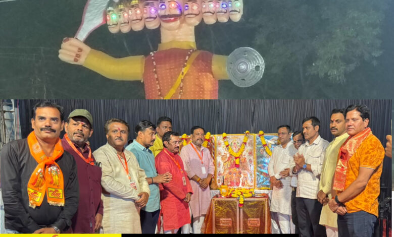 माता की पूजा के साथ चौपाटी में दशहरा महोत्सव का शुभारंभ, देवी जागरण और सांस्कृतिक कार्यक्रमों की शानदार प्रस्तुति, कल रावण दहन 1 IMG 20261020 211149